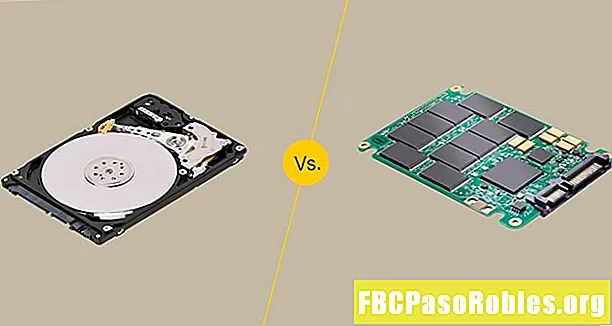 HDD versus SSD-opslag