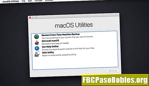 დაადგინეთ Mac OS- ის მობილური ვერსიის აღდგენა დანაყოფი