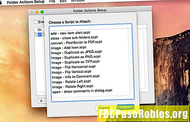 Танзими амалҳои папкаи OS X Барои донистани ҳангоми илова шудани файл