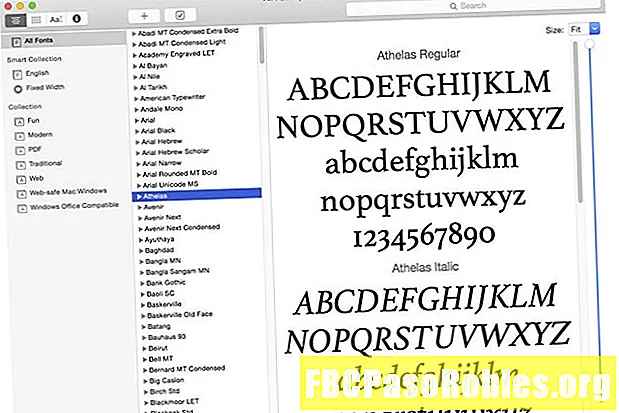 Asenna ja poista fontteja Mac-tietokoneella Font Book -sovelluksella