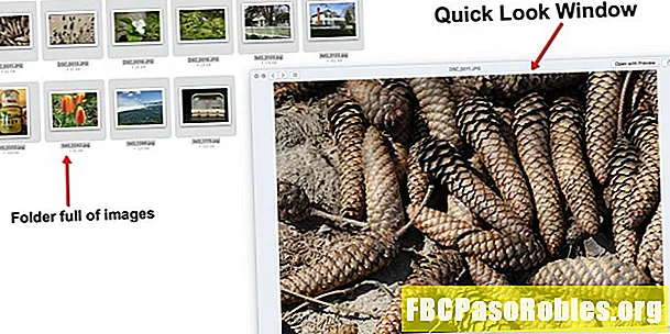 Utilisation de la fonction Quick Look d'OSX pour afficher un dossier d'images