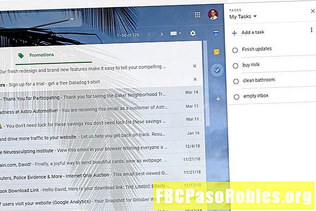 Flytning af opgaver mellem lister i Gmail-opgaver