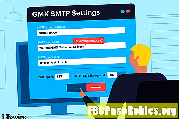 நீங்கள் GMX ஐ அமைத்து அஞ்சல் அனுப்ப வேண்டிய SMTP அமைப்புகள்