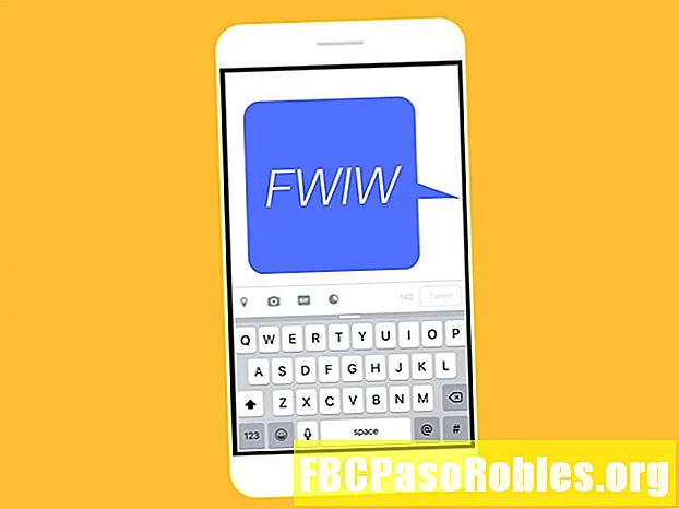 Ko nozīmē FWIW?