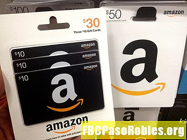 Kaip išpirkti „Amazon“ dovanų korteles