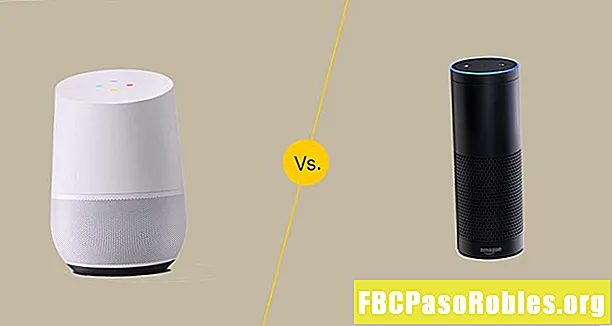 Amazon Echo vs. Google Startside