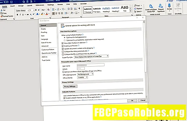 Tema de color y configuración de personalización en Microsoft Office