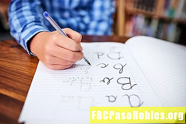 Fonturi de scriere de mână pentru profesori și copii