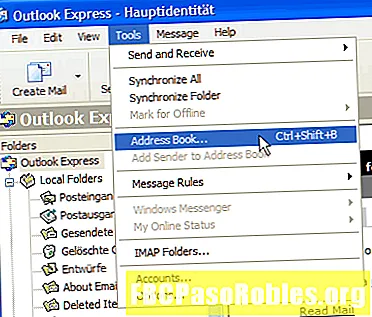 Cómo hacer una copia de seguridad o copiar su libreta de direcciones de Outlook Express - Software