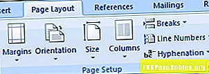 Kako spremeniti velikost papirja v programu Word 2007