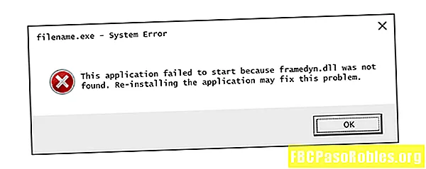 कैसे तय करें Framedyn.dll नहीं मिला या गलतियाँ नहीं हुईं - सॉफ्टवेयर