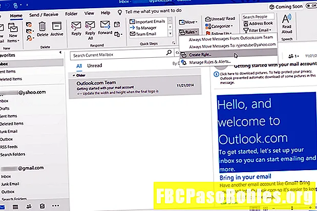 Como imprimir emails de entrada automaticamente no Outlook