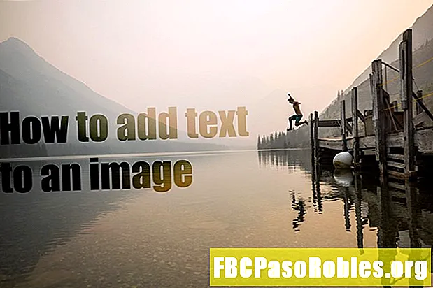 Cum să pui text pe o imagine în Photoshop