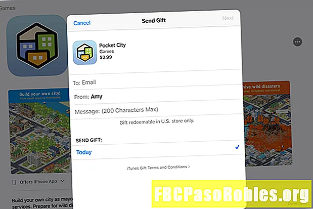 Как да изпратите iPhone или iPad App като подарък