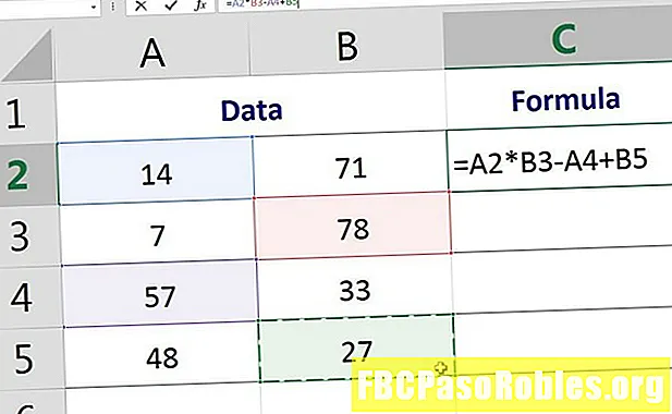 A Pont és a Katt használatával képleteket készíthet Excel-ben