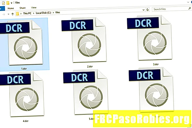 Qu'est-ce qu'un fichier DCR?