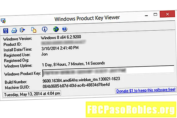 Visualizzatore chiavi prodotto Windows v1.07